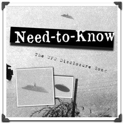 Need to Know, The UFO disclosure Song, Ross Coulthart, Bryce Zabel
